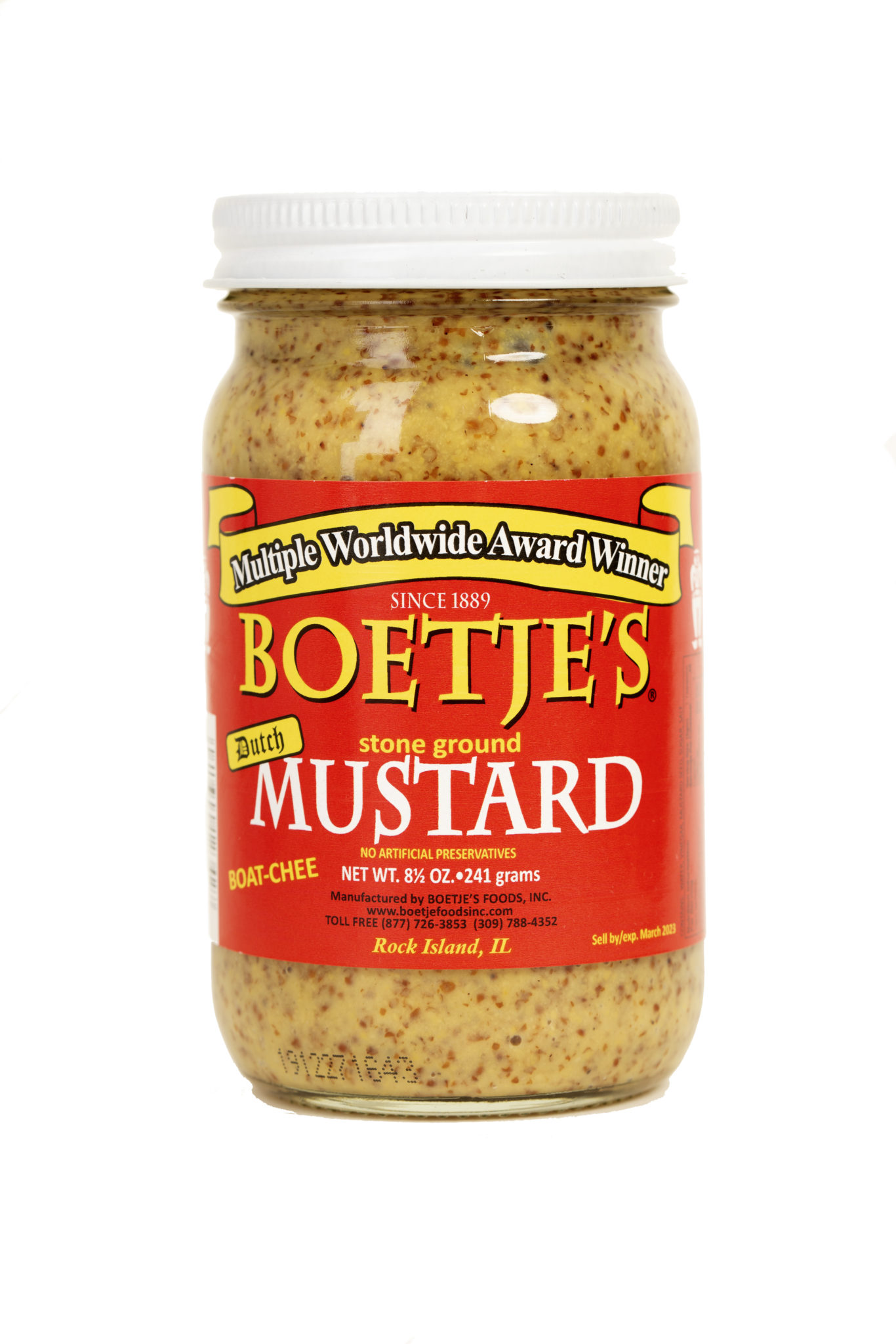Stone Ground Mustard Boetje Foods Inc.