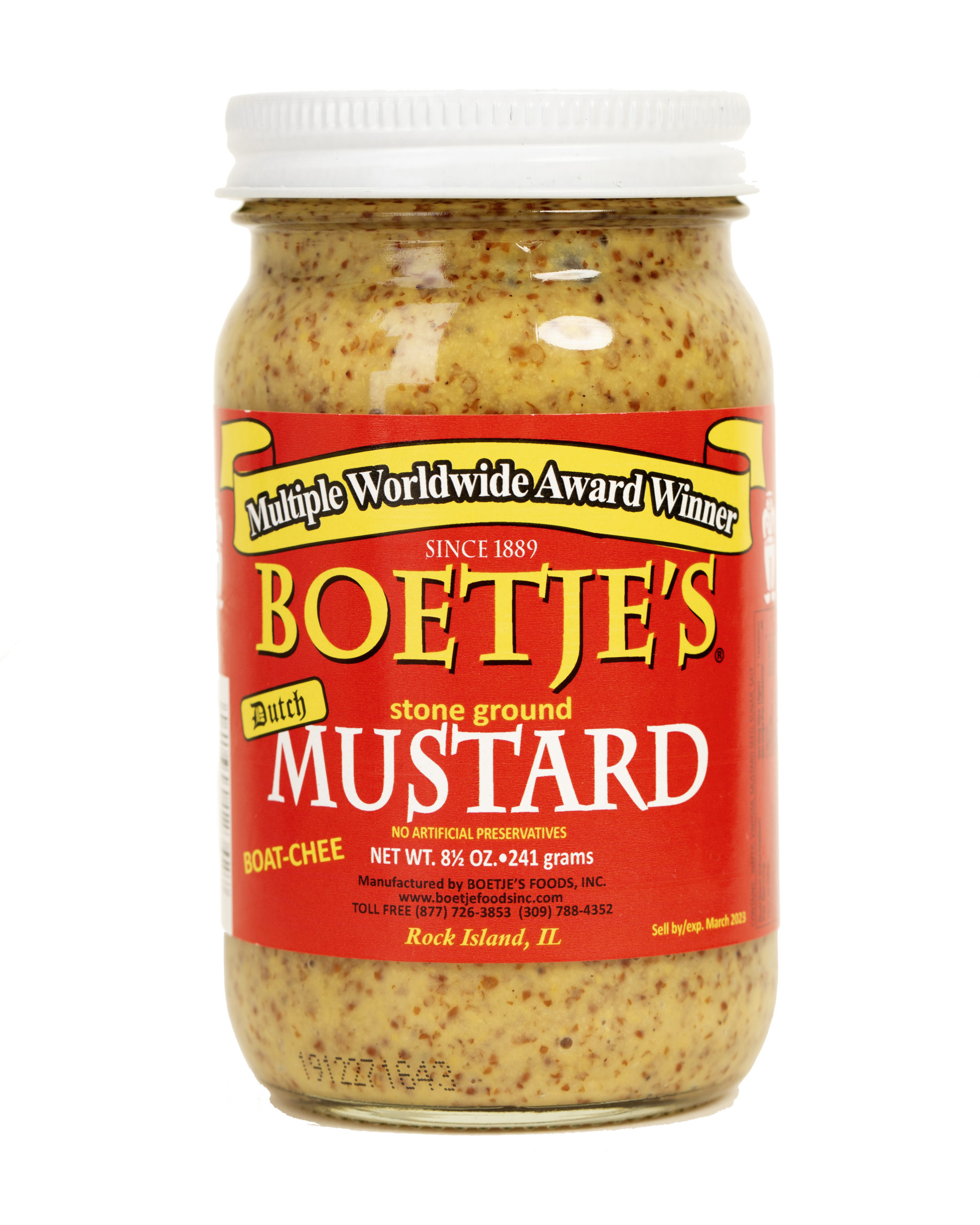 Salt Free Stone Ground Mustard