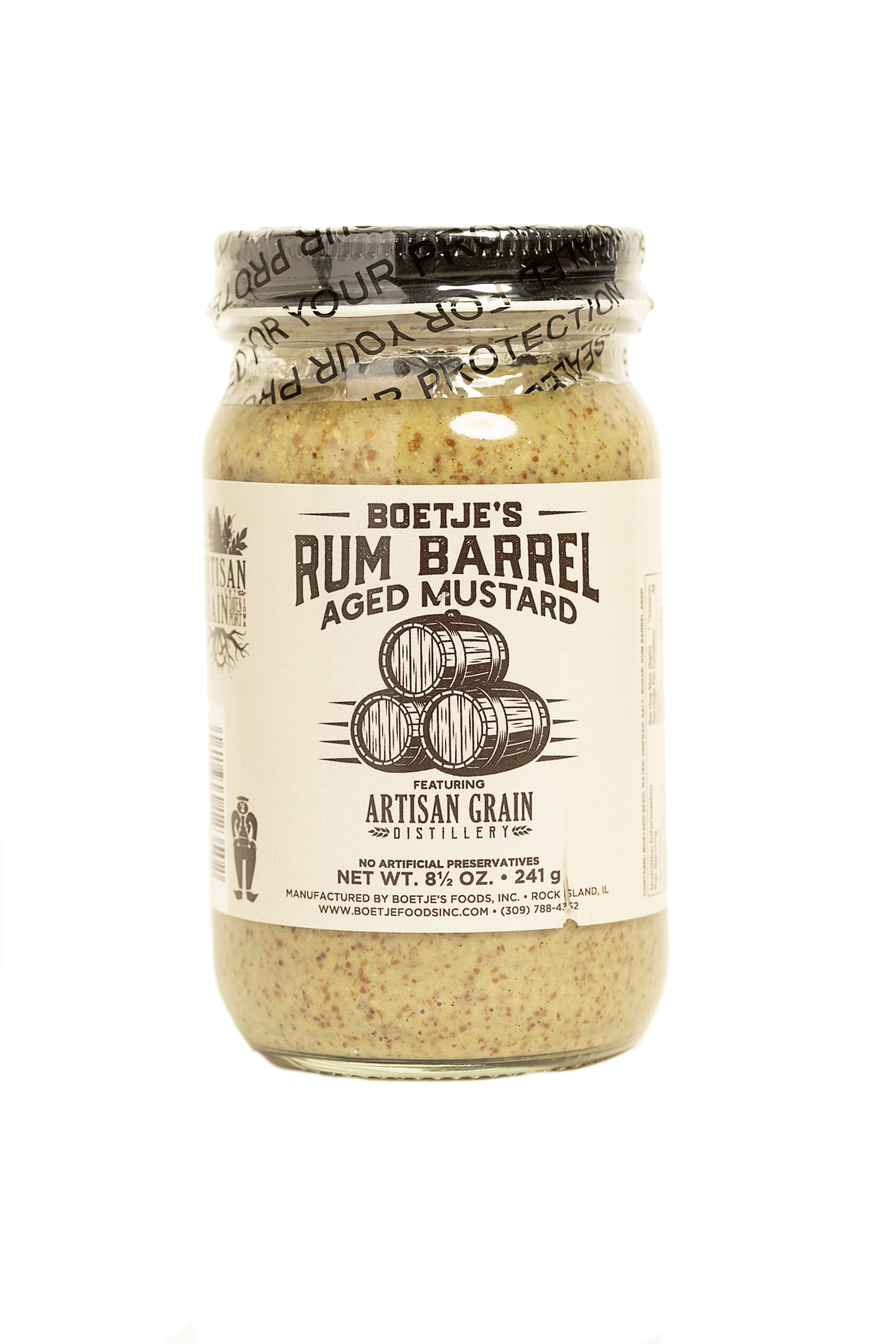 6pack Boetje’s Rum Barrel Mustard Boetje Foods Inc.